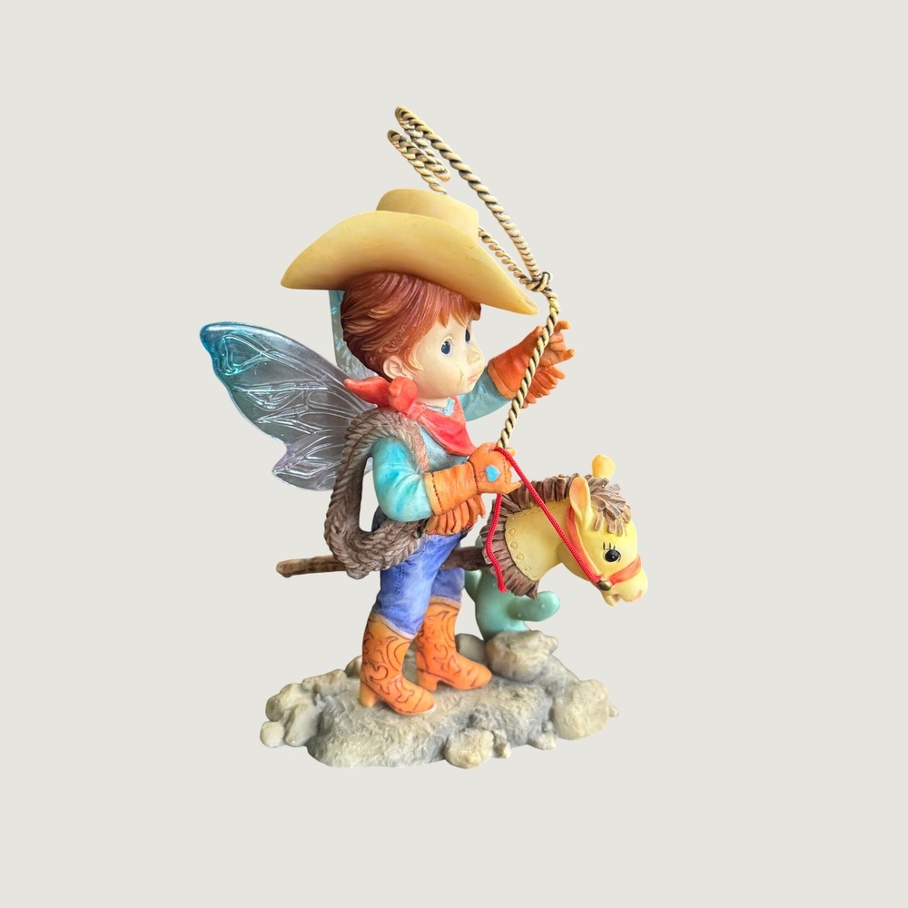 Enesco My Little Kitchen Fairies Happy Father's Day Cowboy Figurine 4021004